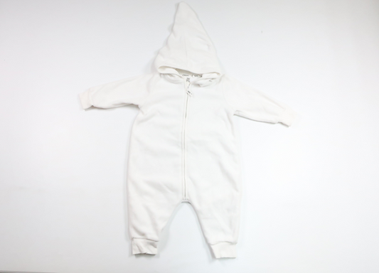 Fleeceoverall från Cubus - Storlek 68 - Vit