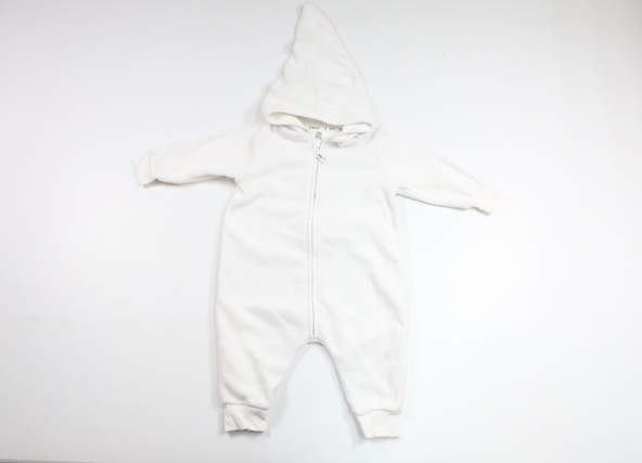 Fleeceoverall från Cubus - Storlek 68 - Vit