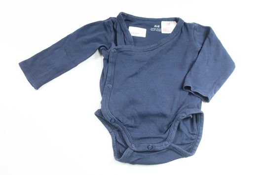 Omlottbody från H&M - Storlek 62 - Marinblå
