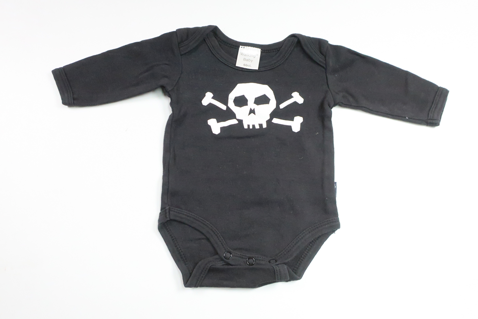 Body från Walking Baby - Storlek 60 - Svart