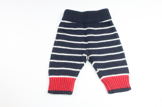 Stickade byxor från Okänt - Storlek 56 - Marinblå