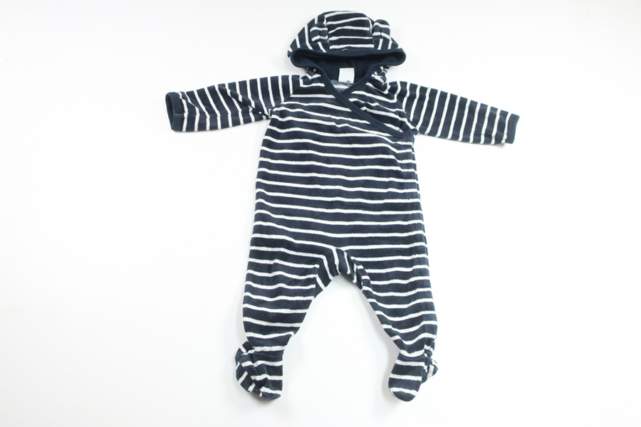 Overall i fleece från Polarn o. Pyret - Storlek 62 - Marinblå