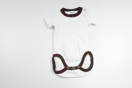 Body från Polarn o. Pyret - Storlek 62 - Vit