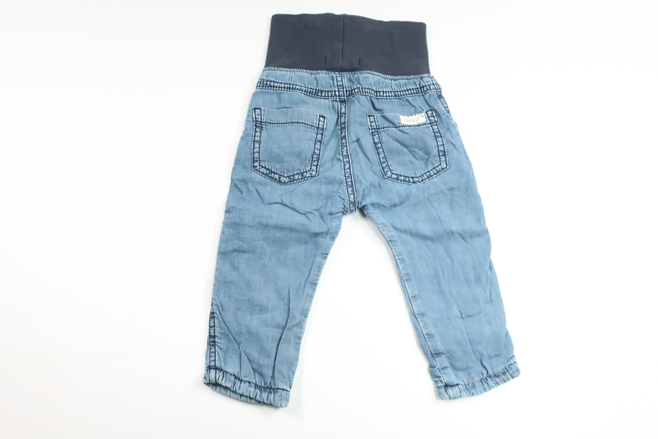 Fodrade byxor från Newbie - Storlek 68 - Denim
