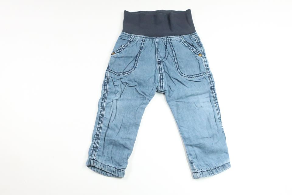 Fodrade byxor från Newbie - Storlek 68 - Denim
