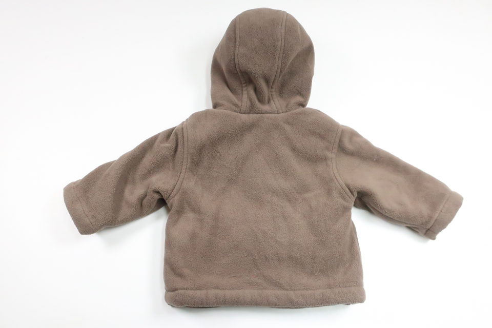 Fleecefodrad kappa från Dunnes - Storlek 62/68 - Brun