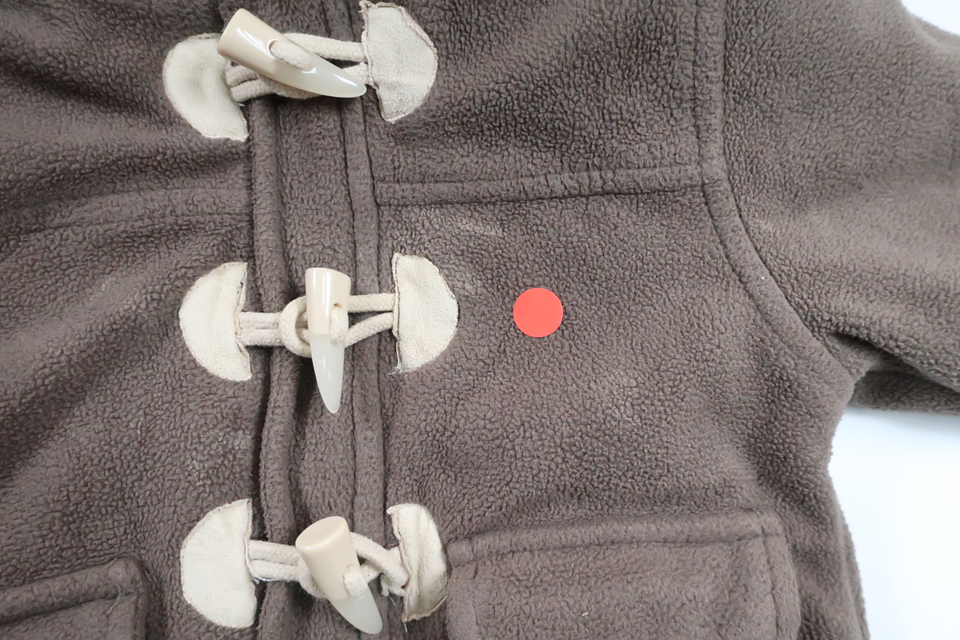 Fleecefodrad kappa från Dunnes - Storlek 62/68 - Brun