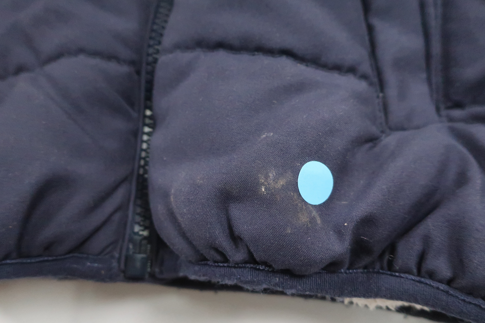 Fleecefodrad vadderad jacka från Bellybutton - Storlek 86 - Marinblå