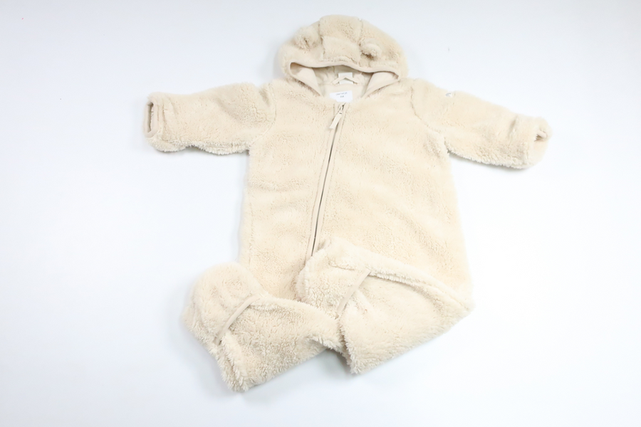 Teddyoverall från Lindex - Storlek 68 - Beige