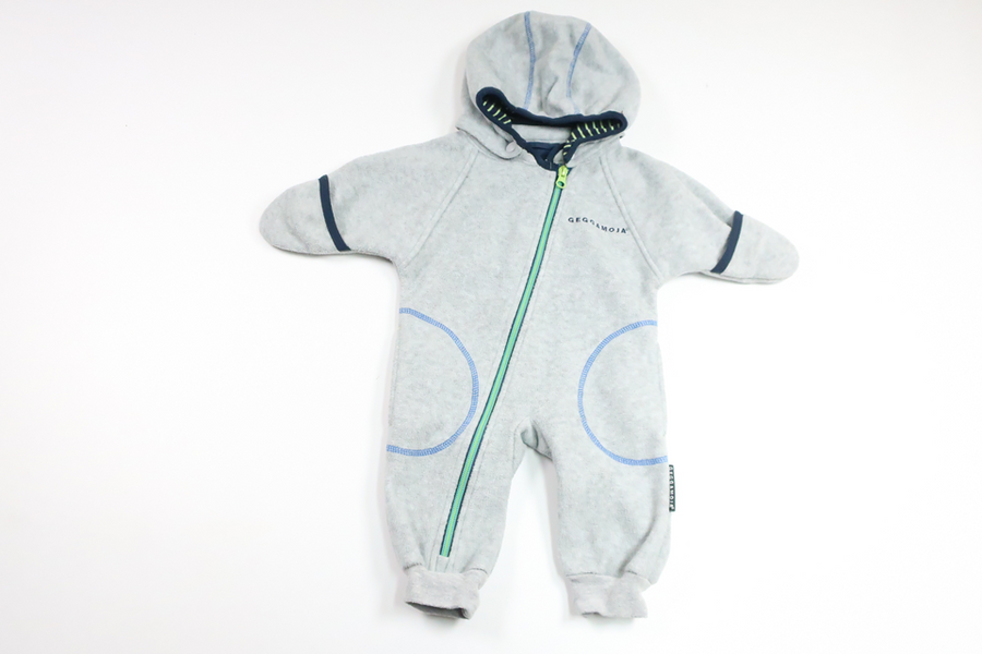 Fleeceoverall från Geggamoja - Storlek 50/56 - Grå