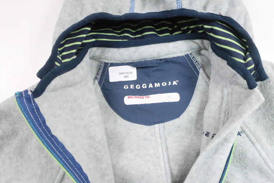 Fleeceoverall från Geggamoja - Storlek 50/56 - Grå
