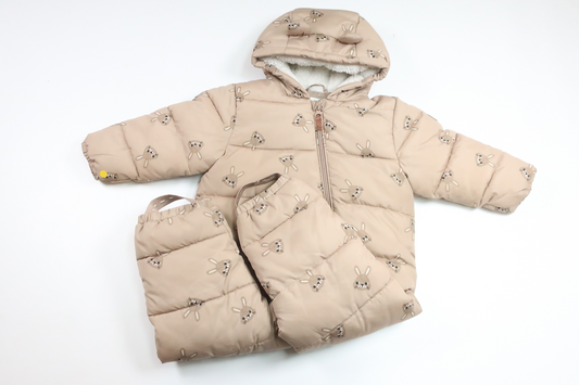 Overall med kaniner från Kappahl - Storlek 80 - Beige