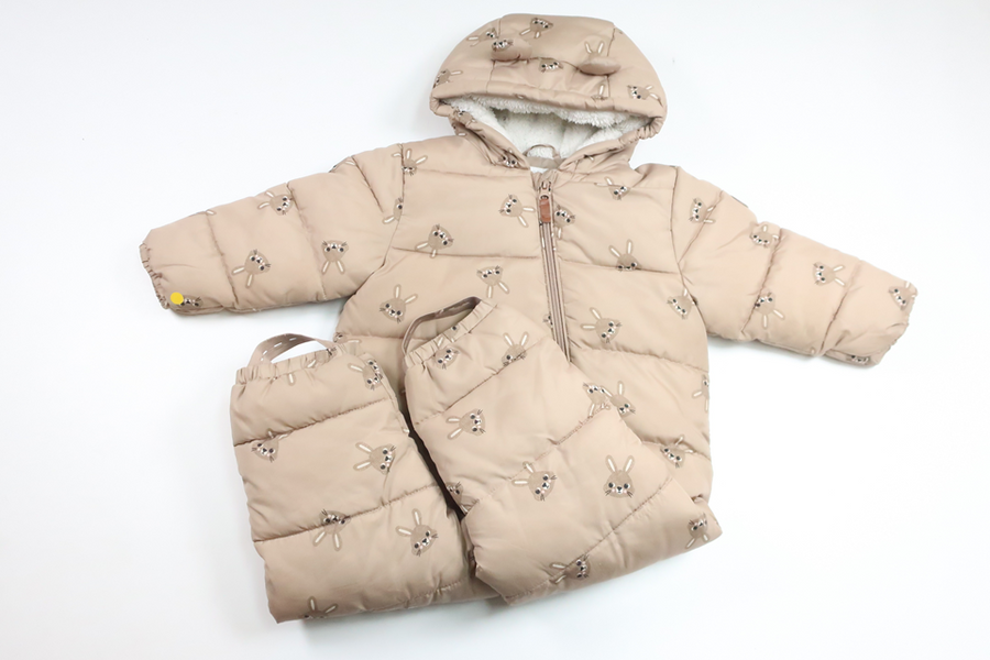 Overall med kaniner från Kappahl - Storlek 80 - Beige