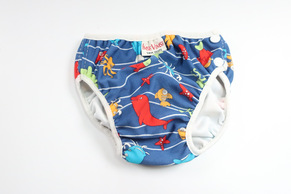 Badblöja från ImseVimse - Storlek 74/80 - Blå