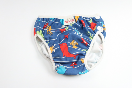 Badblöja från ImseVimse - Storlek 74/80 - Blå