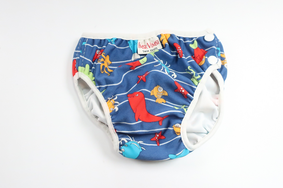 Badblöja från ImseVimse - Storlek 74/80 - Blå