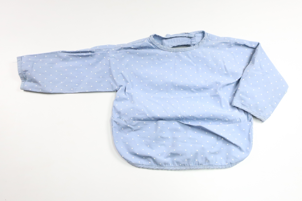 Haklapp med ficka och ärmar från Summerville - Storlek 74/80 - Blå