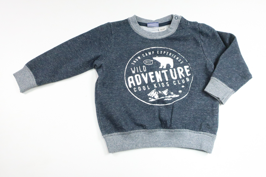 Sweatshirt från Lupilu - Storlek 86/92 - Marinblå