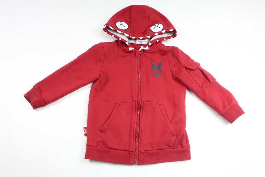 Munkjacka från Zombie by Dash - Storlek 98 - Röd