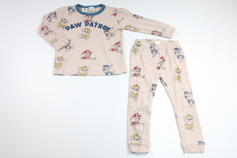Tvådelad pyjamas med Paw Patrol från Zara - Storlek 110 - Beige