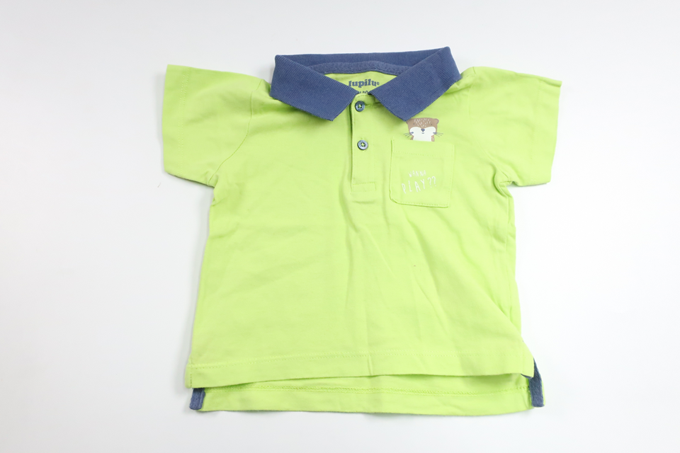 Pikétröja från Lupilu - Storlek 74/80 - Neon