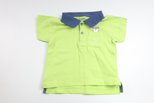 Pikétröja från Lupilu - Storlek 74/80 - Neon