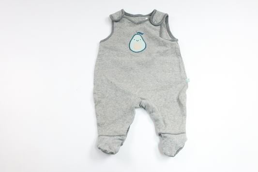 Jumpsuit från Baby Club by C&A - Storlek 56 - Grå