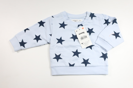 Sweatshirt från Fox & Bunny - Storlek 56/62 - Blå