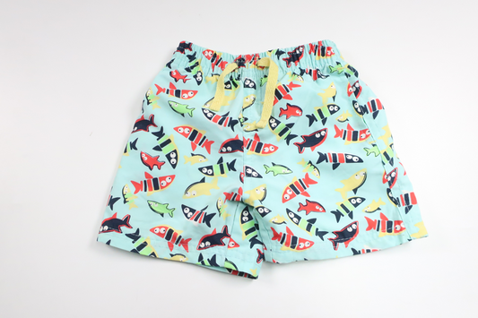 Badshorts från Little Rebel - Storlek 74 - Blå