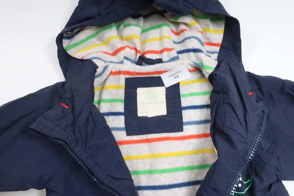 Fleecefodrad jacka från Cool Club by Smyk - Storlek 74 - Marinblå