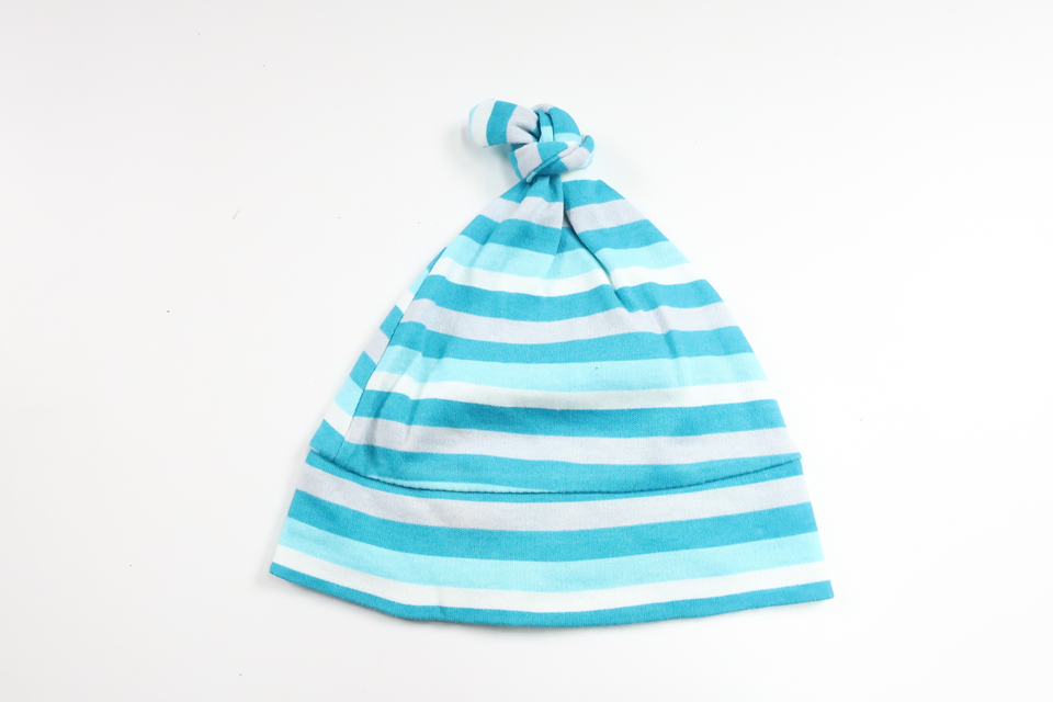 Randig mössa från Okänt - Storlek 62 - Blå