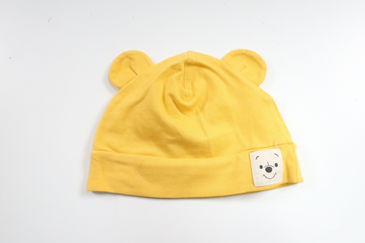 Mössa med Nalle Puh från H&M - Storlek 56 - Gul