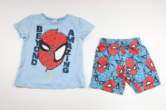 Tvådelad pyjamas med Spindelmannen från Marvel - Storlek 98/104 - Blå