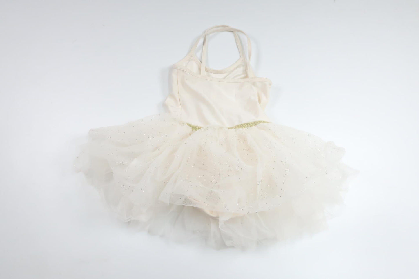 Dansdräkt med katt från H&M - Storlek 98/104 - Benvit