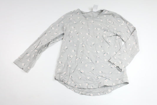 Blommig tröja från Lindex - Storlek 116 - Blå