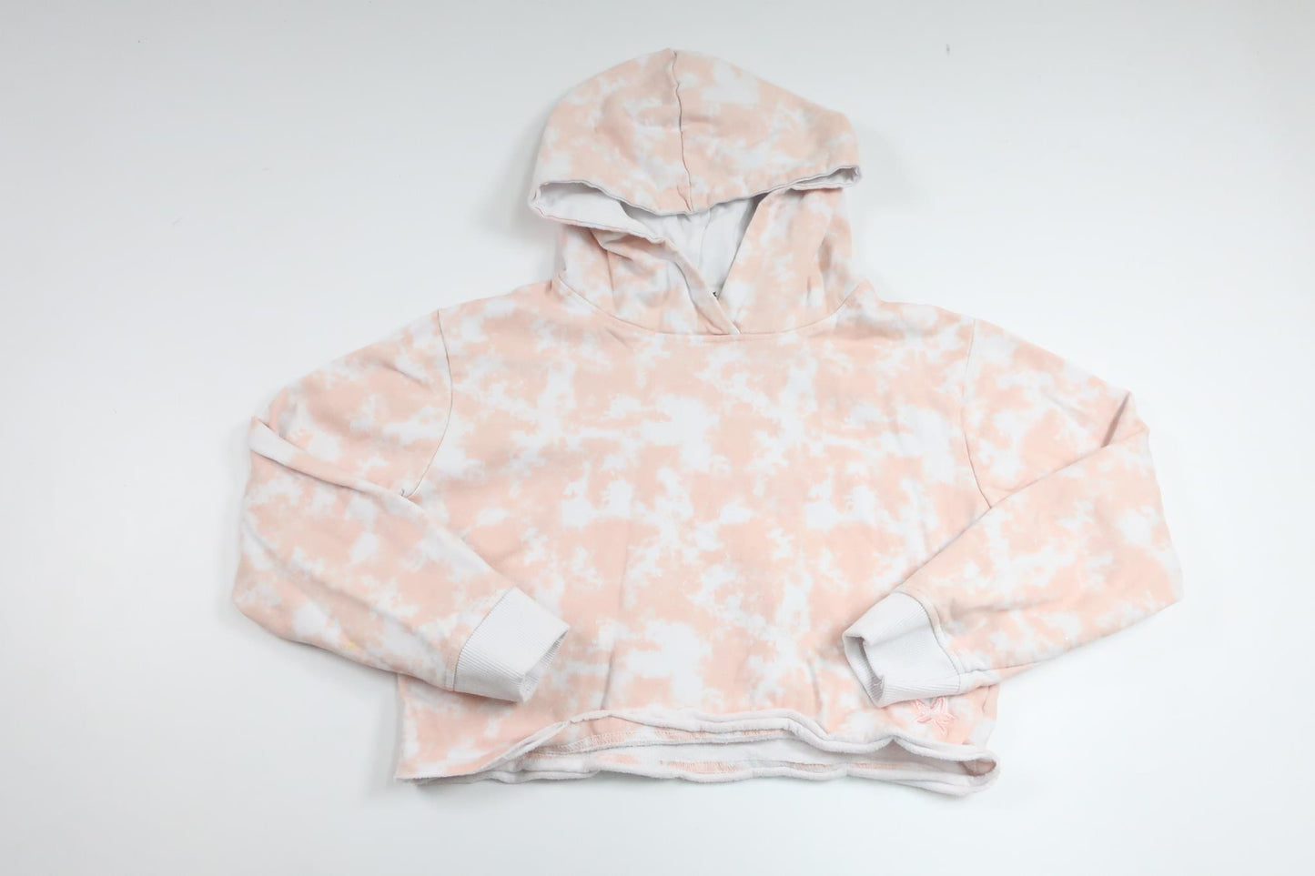Cropped huvtröja från Lager 157 - Storlek 110/116 - Rosa