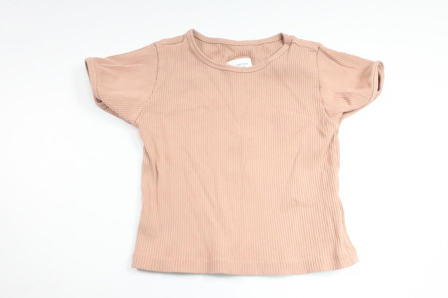 Ribbad tröja från Lager 157 - Storlek 116/122 - Beige