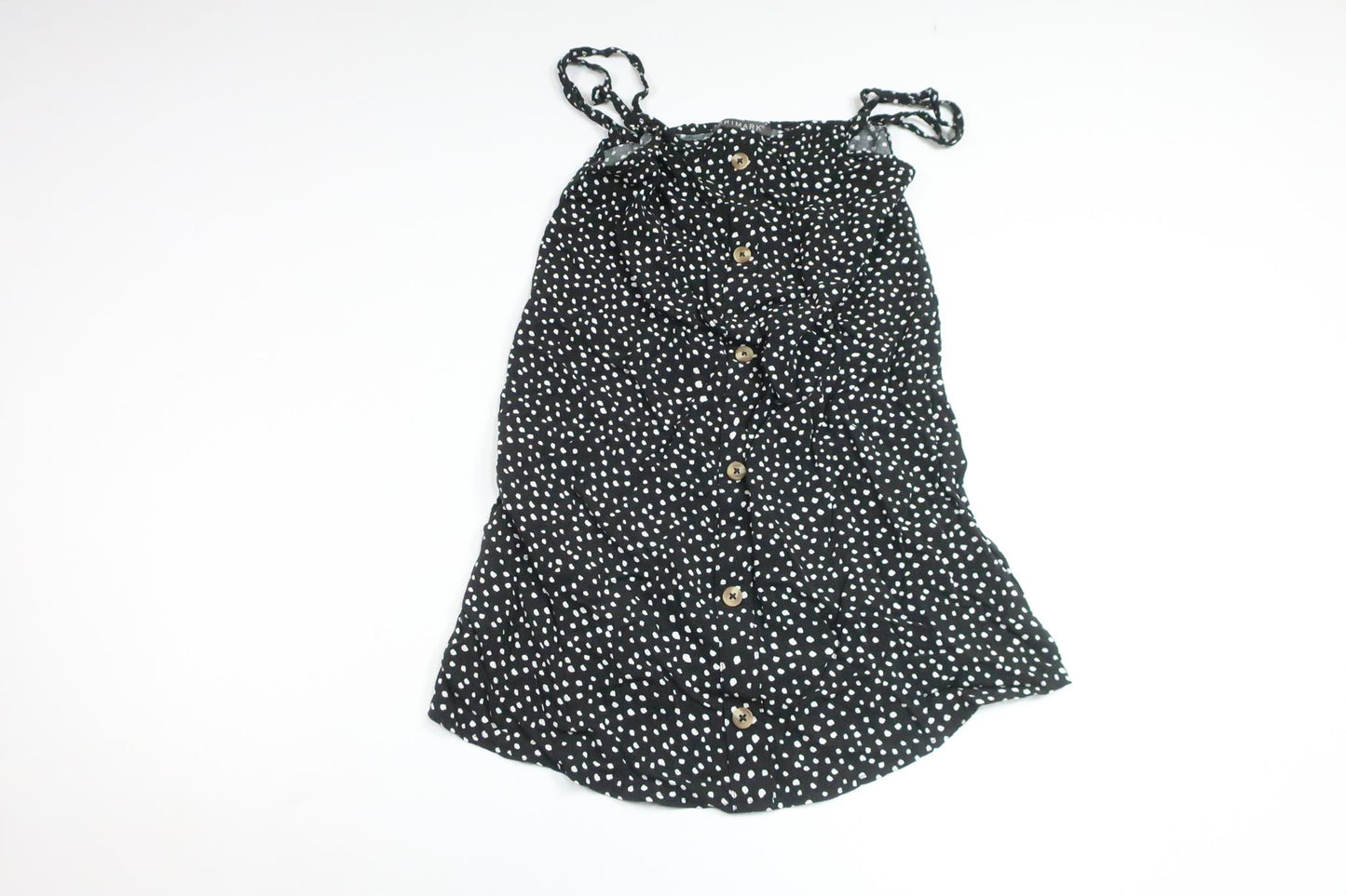 Polka dot dress from Primark - Size 128 - Black