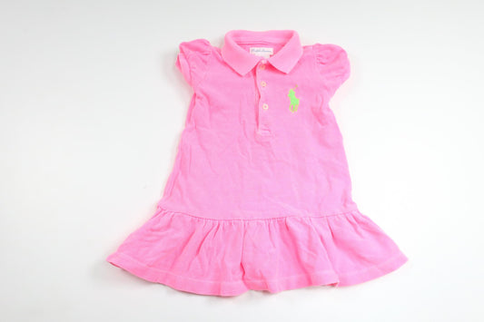 Klänning från Ralph Lauren - Storlek 74 - Rosa