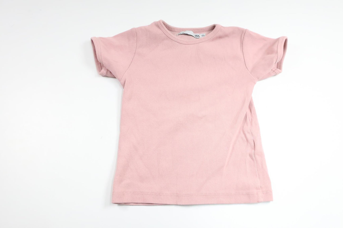 Ribbad t-shirt från Lager 157 - Storlek 120 - Rosa