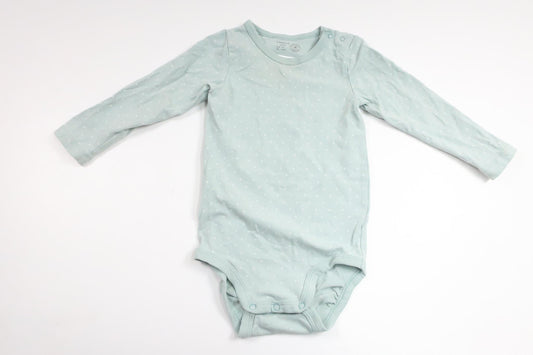 Prickig body från Lindex - Storlek 74 - Blå