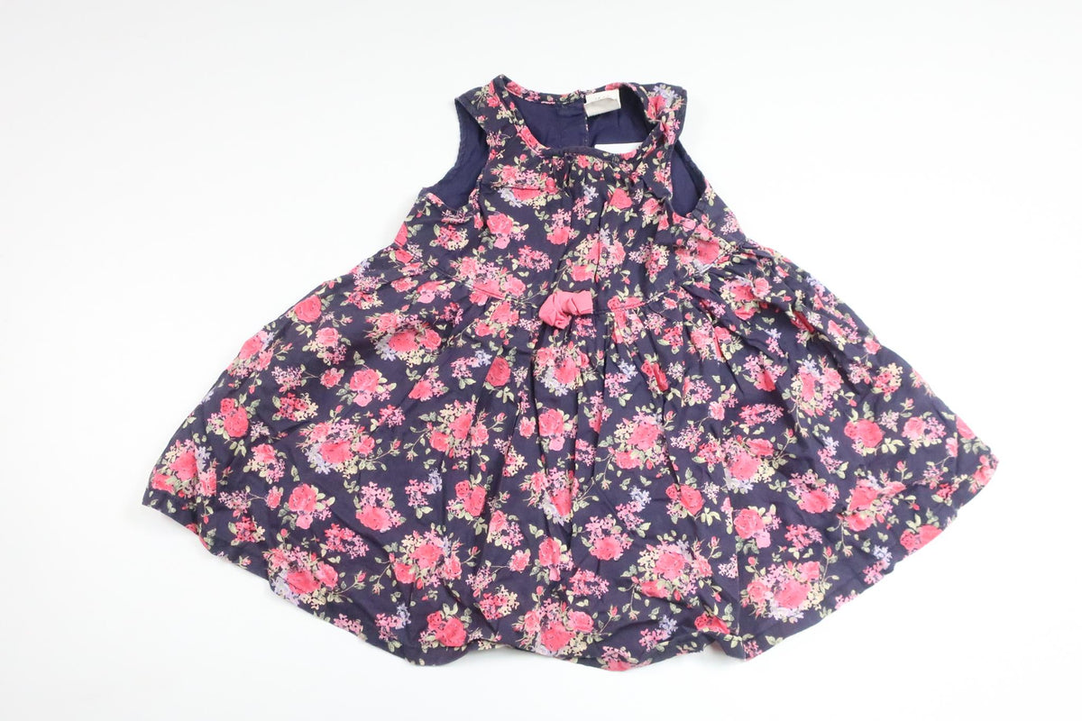 Blommig klänning från H&M - Storlek 68 - Blå