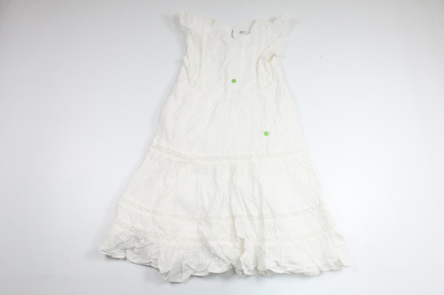 Klänning från H&M - Storlek 128 - Vit