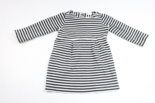 Randig klänning från H&M - Storlek 74 - Svart