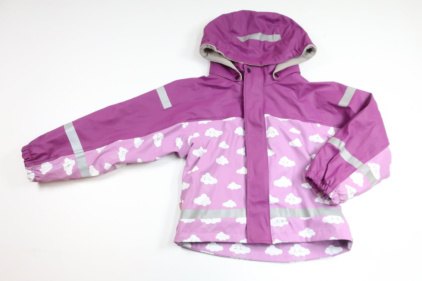 Fleecefodrad regnjacka från PAX - Storlek 110/116 - Lila
