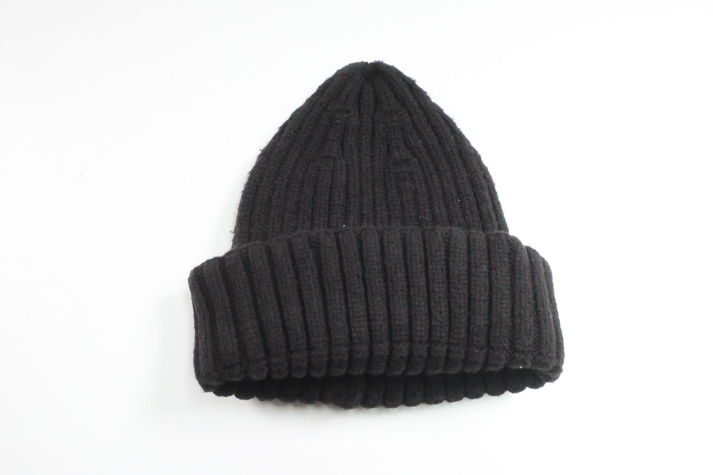Ribbad mössa från Lager 157 - Storlek 68/74 - Svart