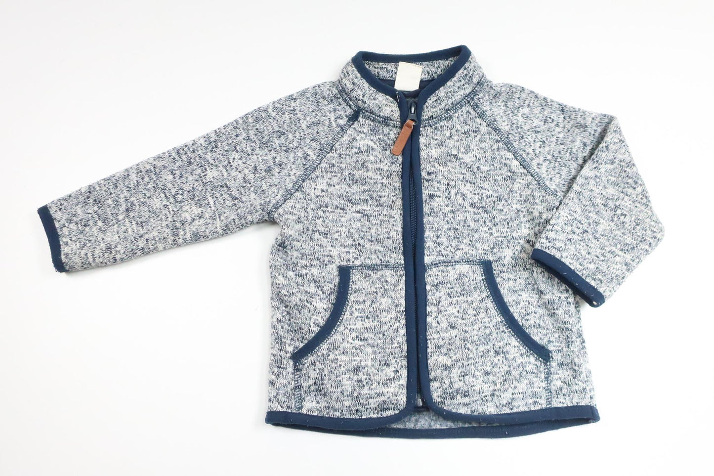 Fleecejacka från H&M - Storlek 80 - Marinblå