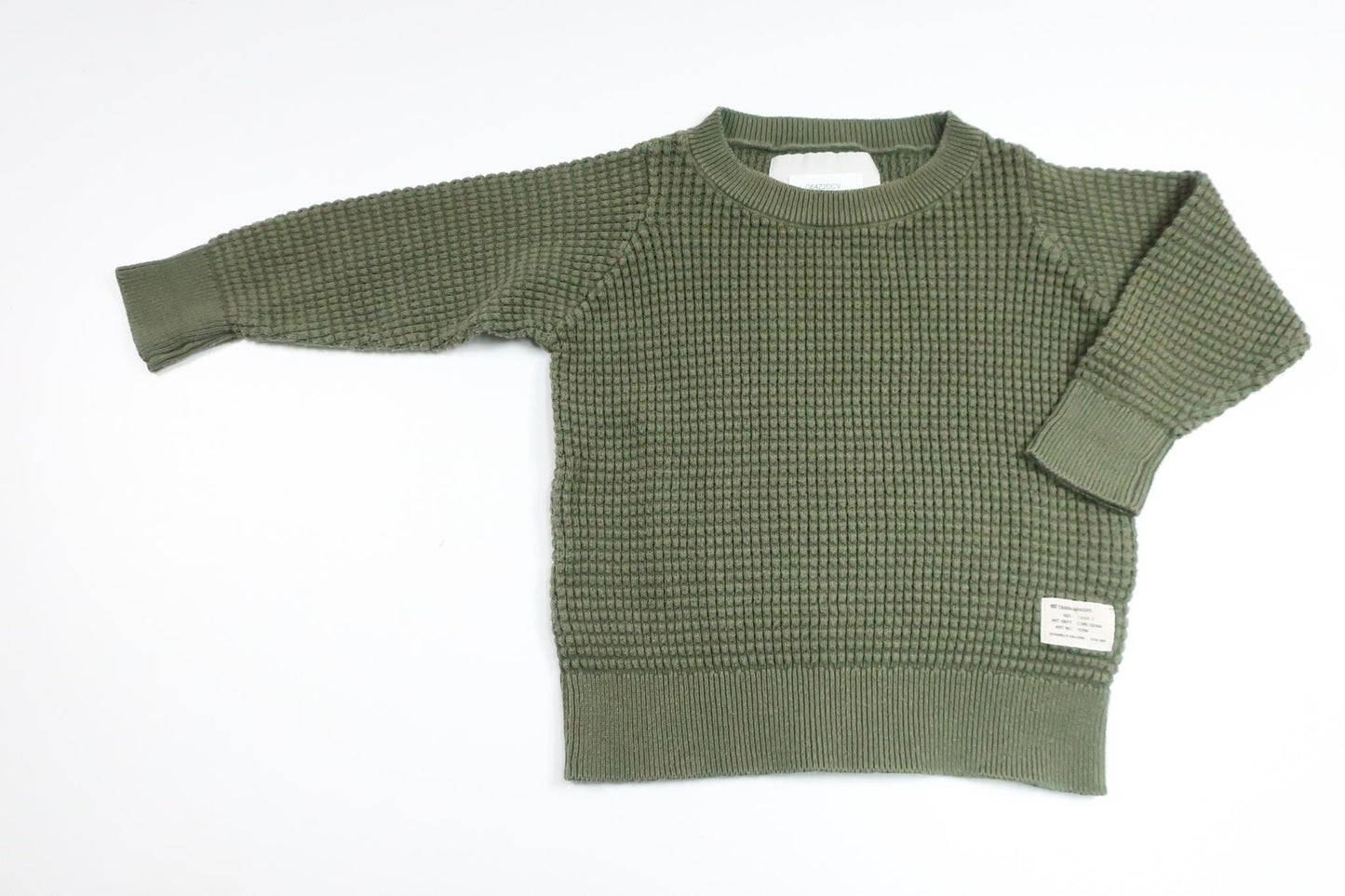 Stickad tröja från Lager 157 - Storlek 90 - Grön