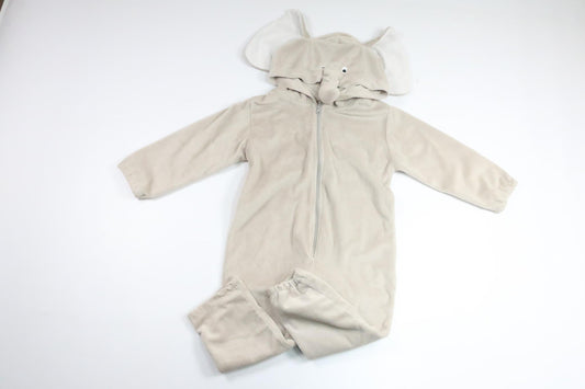 Fleeceoverall "Elefant" från Libero - Storlek 86/92 - Grå