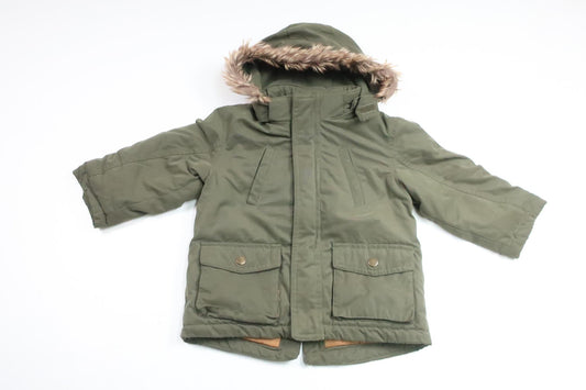 Fodrad jacka från H&M - Storlek 86 - Grön